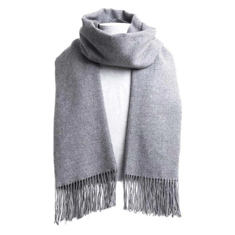 Men Scarf Wool - 2025 Wool Scarves Winter Soft Warm