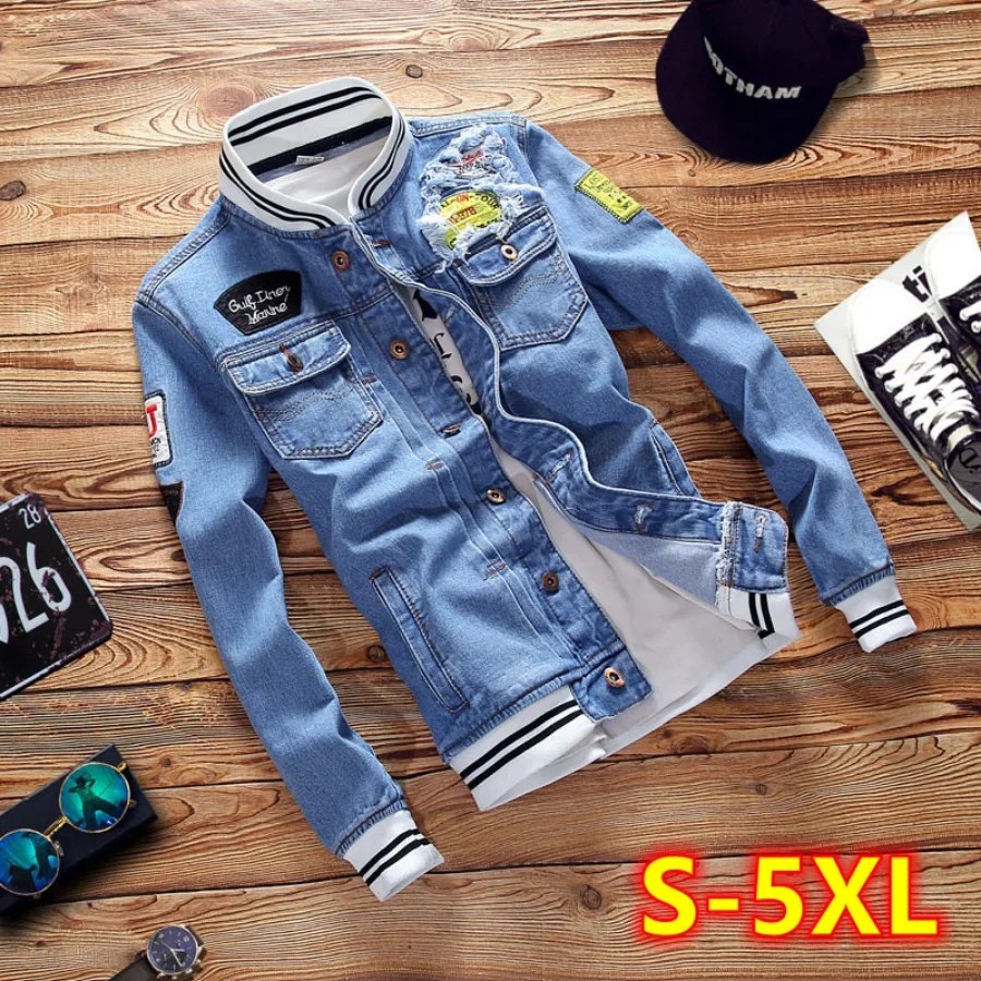 Men'S Fashion Overalls - New 2026 Men's Denim Jackets Fashion