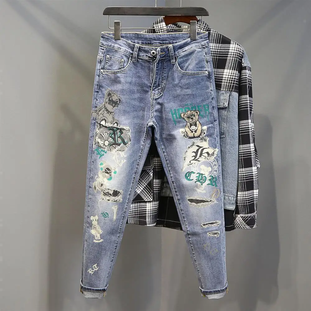 Men'S Fashion Jeans 2025 - New 2025 Men's Casual Slim Jeans