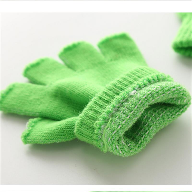 Men'S Fashion Gloves - 1Pair Unisex Black Half Finger Fingerless