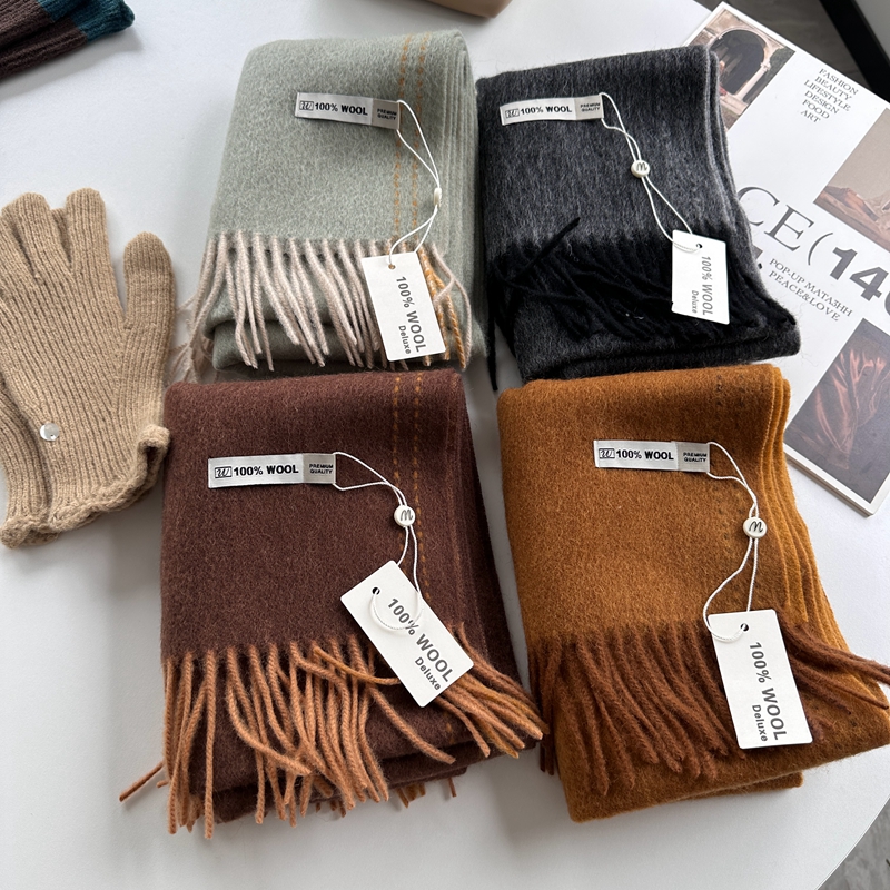 Men Scarf Wool - Elegant Good Quality 100% Wool Scarf