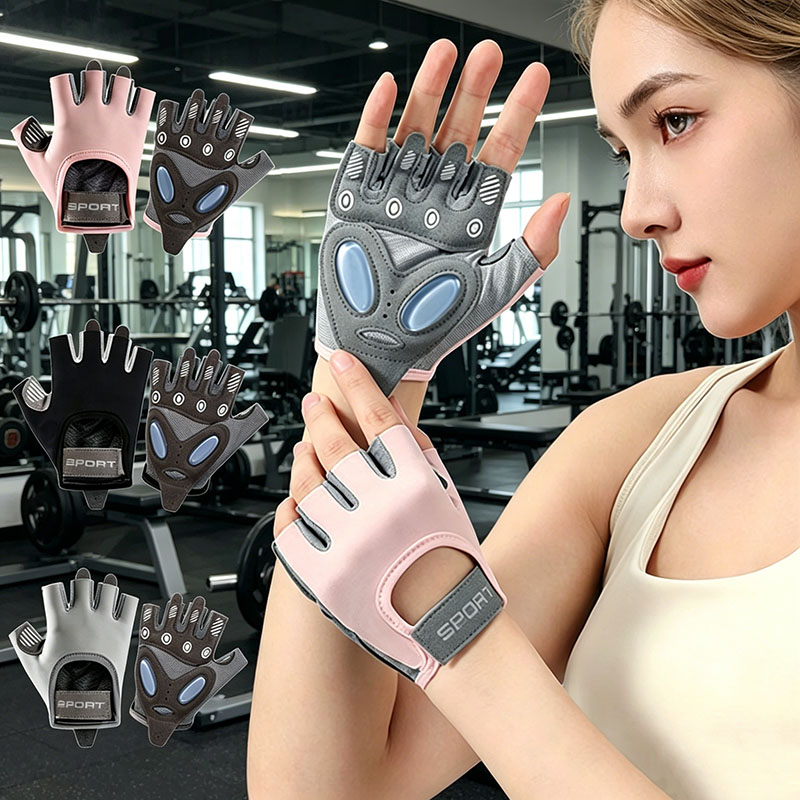 Men'S Fashion Gloves - 1Pair Cycling Gloves Fitness Gloves Sports