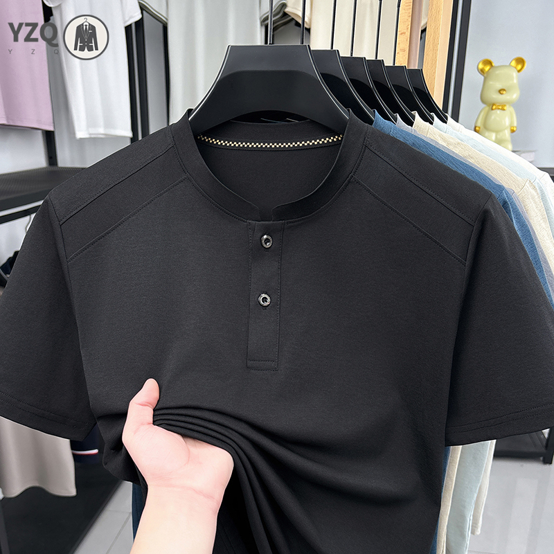 2026 Fashion Men's Henley Neck - Men'S Fashion For 2026 ulasan dan harga