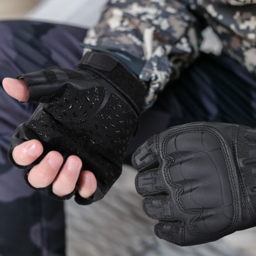 Men Tactical Half Finger Glove - Men'S Fashion Gloves ulasan dan harga