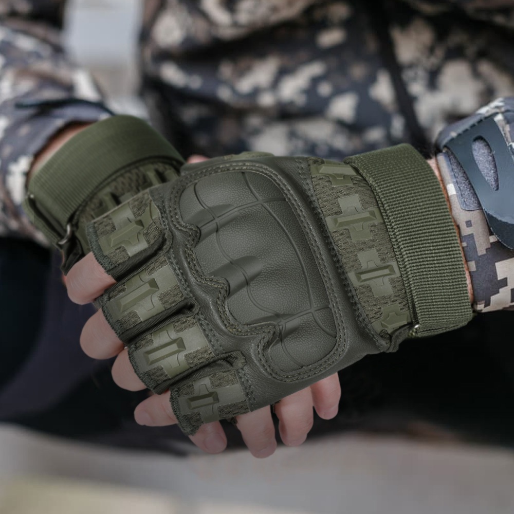 Men Tactical Half Finger Glove - Men'S Fashion Gloves ulasan dan harga