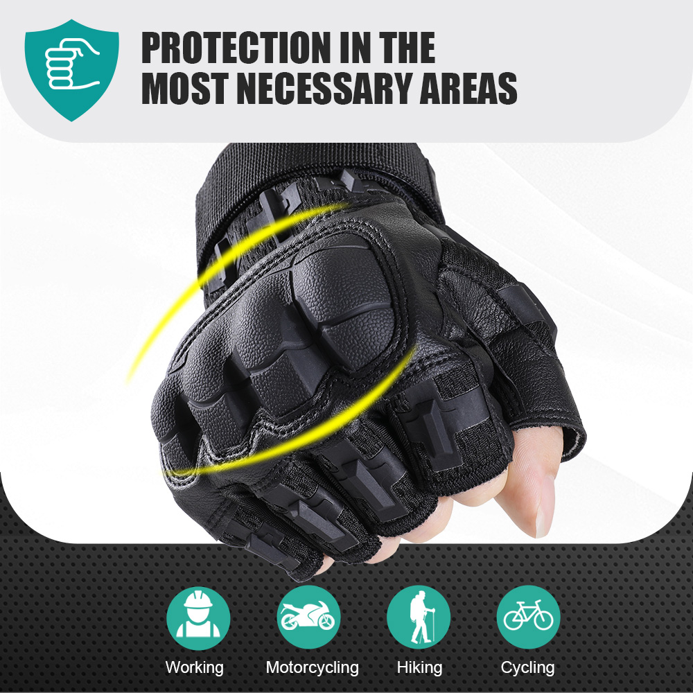 Men Tactical Half Finger Glove - Men'S Fashion Gloves ulasan dan harga