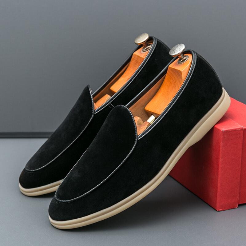 Fashion Men Luxury Brand Loafe - Suede Loafers Men ulasan dan harga