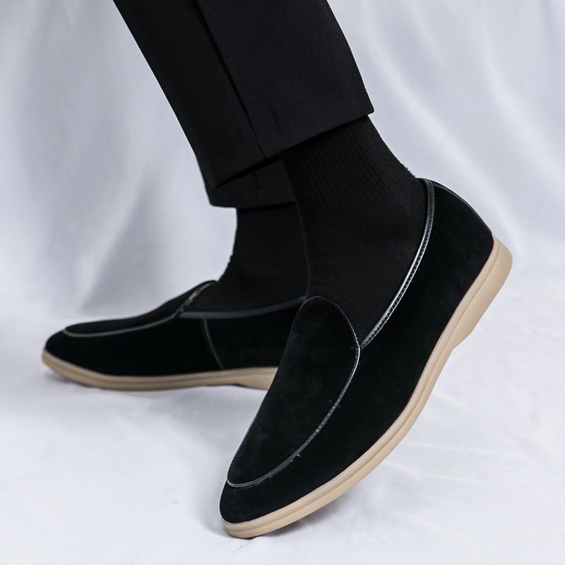 Fashion Men Luxury Brand Loafe - Suede Loafers Men ulasan dan harga