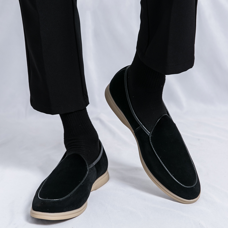 Fashion Men Luxury Brand Loafe - Suede Loafers Men ulasan dan harga
