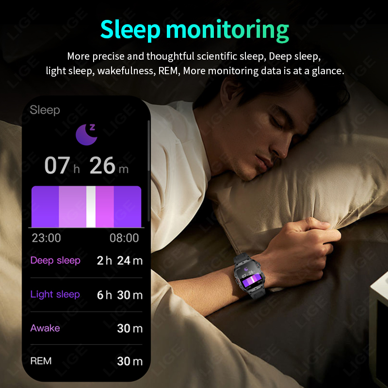 LIGE 2026 Men's Smart Watch Mi - Men'S Fashion Week 2026 ulasan dan harga