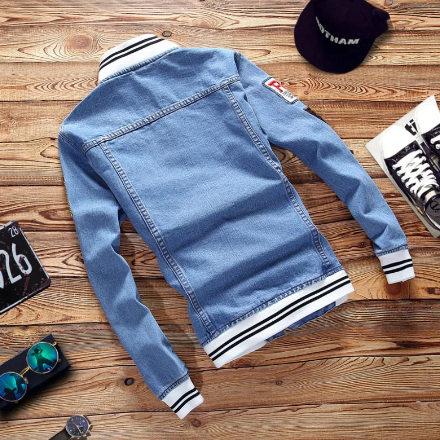 New 2026 Men's Denim Jackets F - Men'S Fashion Overalls ulasan dan harga