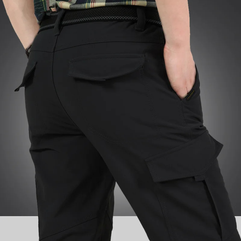 Winter Thick Pants Men Double  - Men'S Fashion Overalls ulasan dan harga