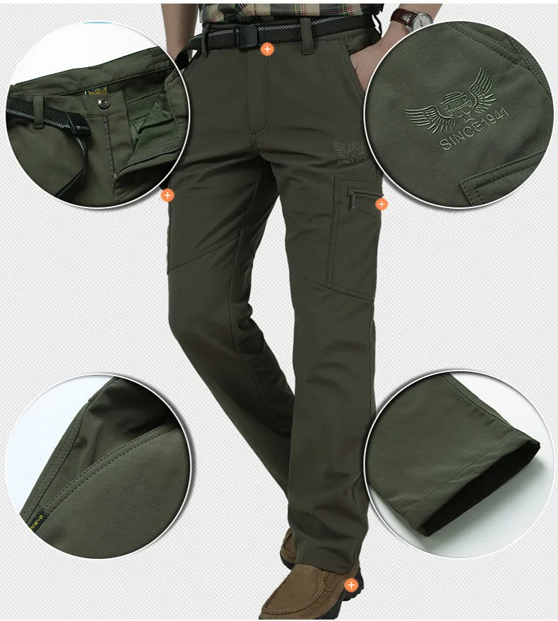 Winter Thick Pants Men Double  - Men'S Fashion Overalls ulasan dan harga