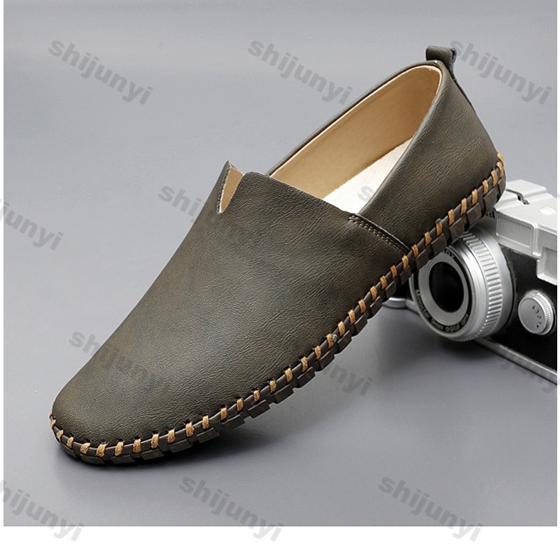 Men Lightweight Leather Shoes  - Suede Loafers Men ulasan dan harga