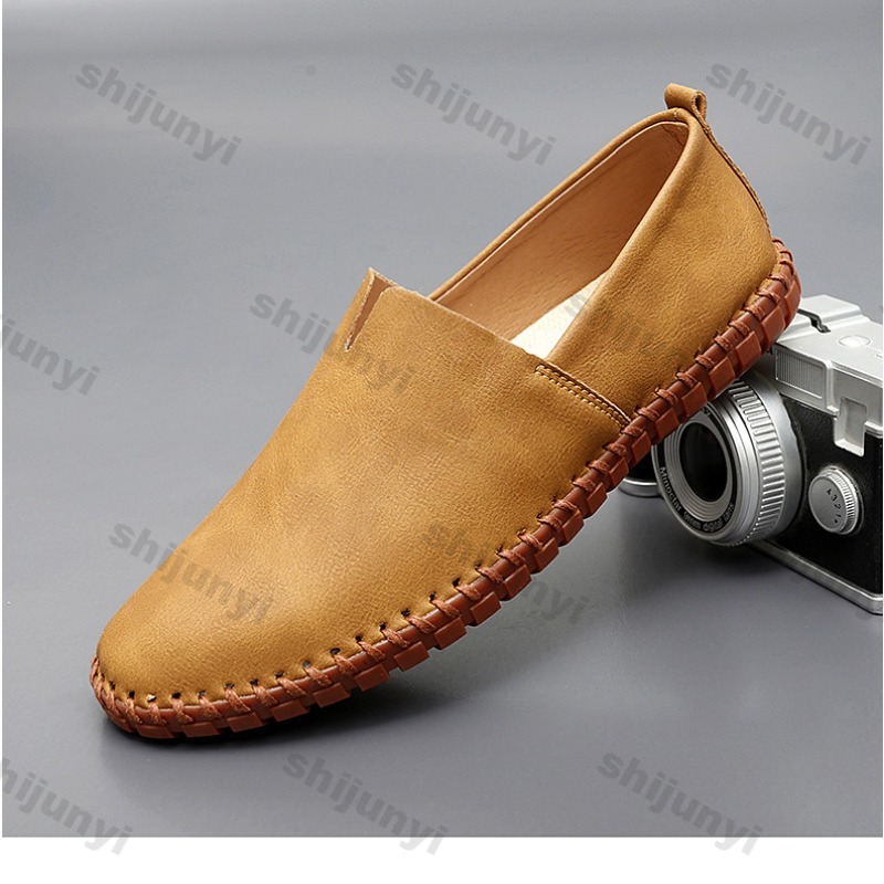 Men Lightweight Leather Shoes  - Suede Loafers Men ulasan dan harga