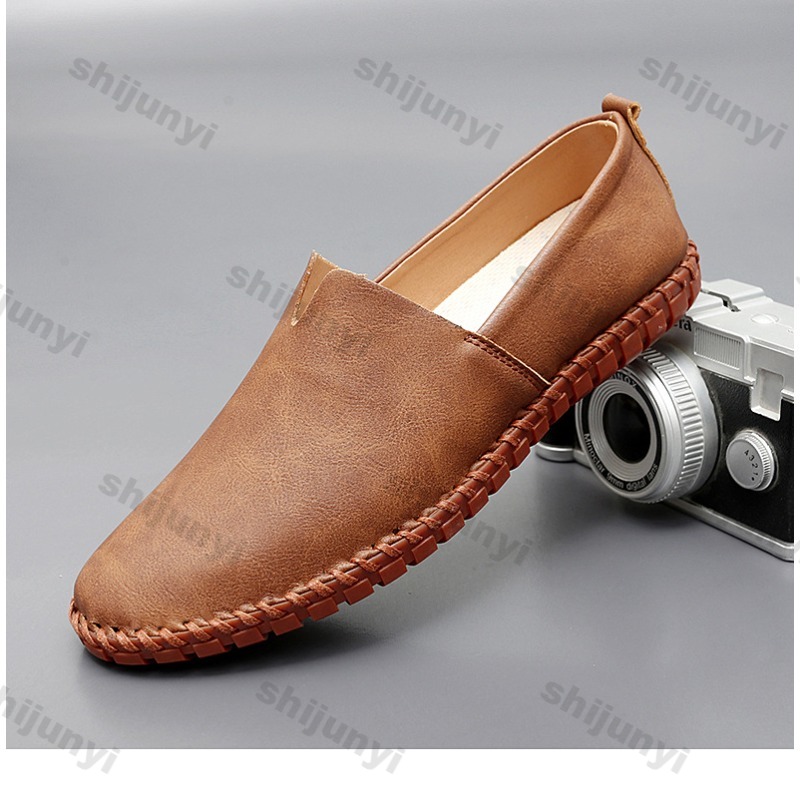 Men Lightweight Leather Shoes  - Suede Loafers Men ulasan dan harga