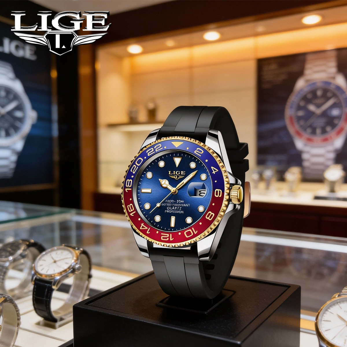 LIGE 2026 New Luxury Men Quart - Men'S Fashion Week 2026 ulasan dan harga