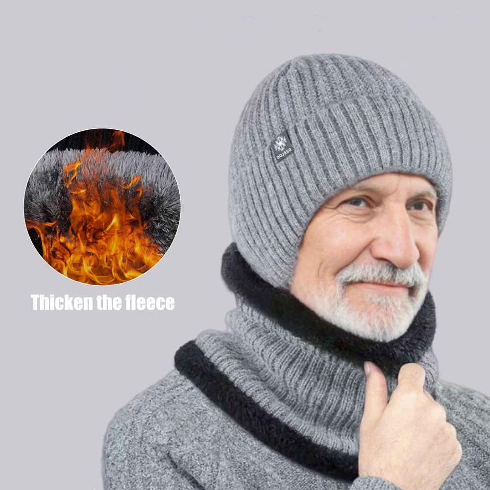 Outdoor Men Winter Knitted Hat - Men'S Fashion Line ulasan dan harga