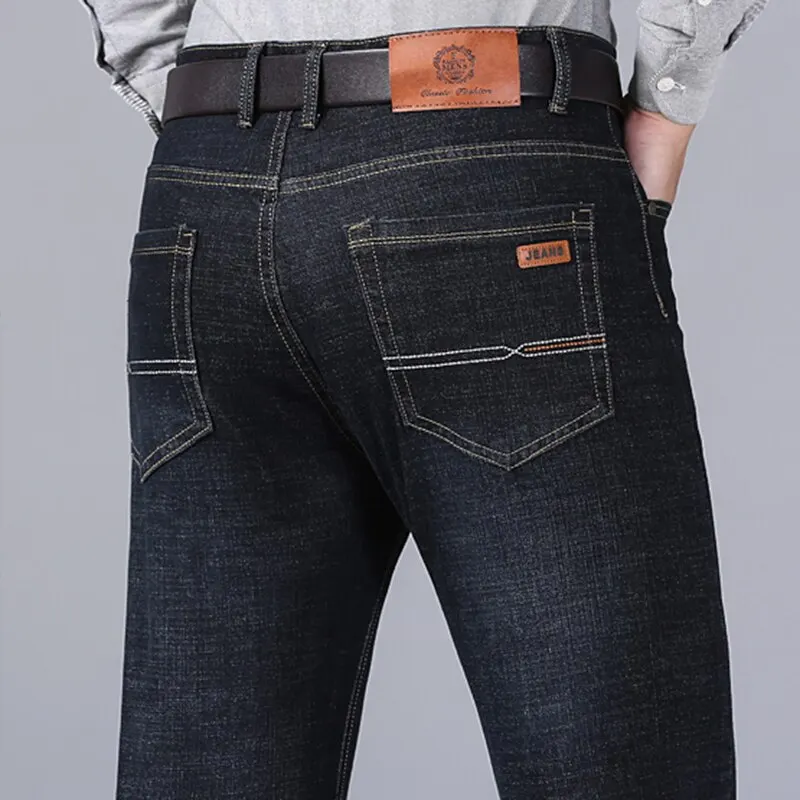 Men Fashion Straight Jeans Men - Men'S Fashion Jeans 2025 ulasan dan harga
