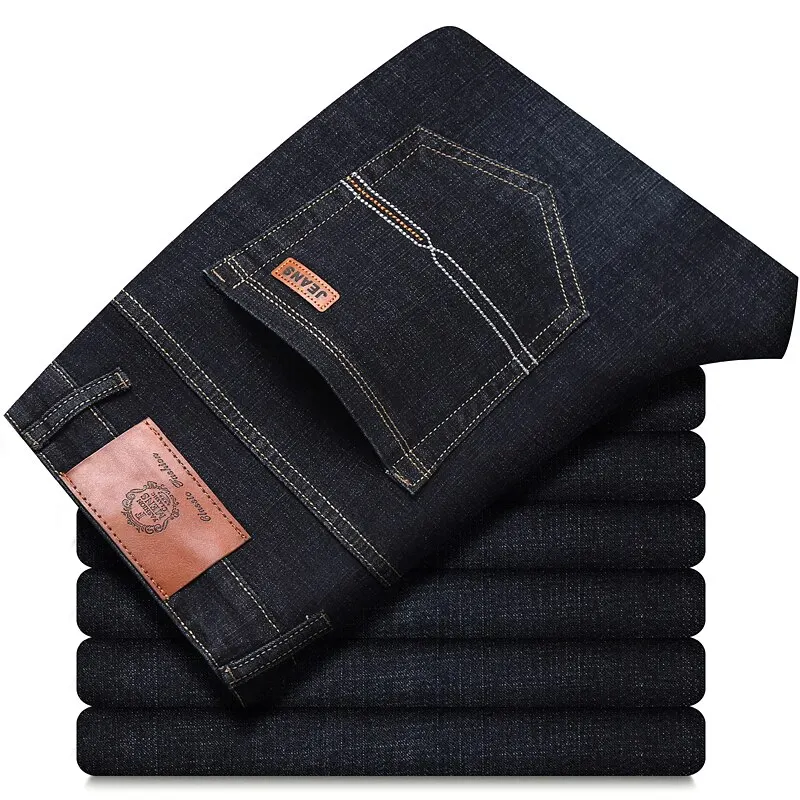 Men Fashion Straight Jeans Men - Men'S Fashion Jeans 2025 ulasan dan harga