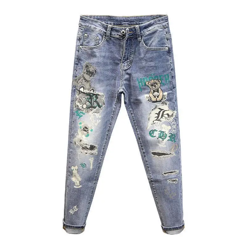 New 2025 Men's Casual Slim Jea - Men'S Fashion Jeans 2025 ulasan dan harga