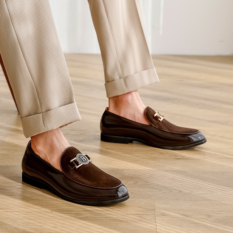 2026 Summer Brown Designer Loa - Suede Loafers Men ulasan dan harga