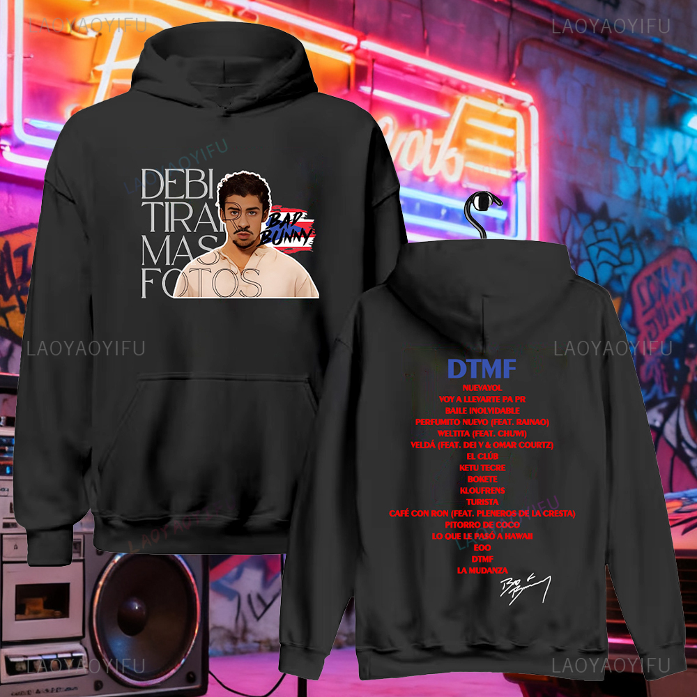 Bad Bunny Album DTMF Print Pul - Men'S Fashion For 70 Year Old ulasan dan harga