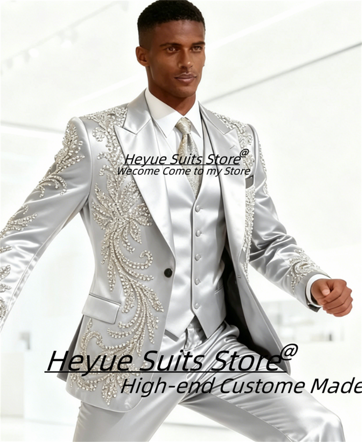High End Customized Men Suit L - Mens Fashion Blazer ulasan dan harga
