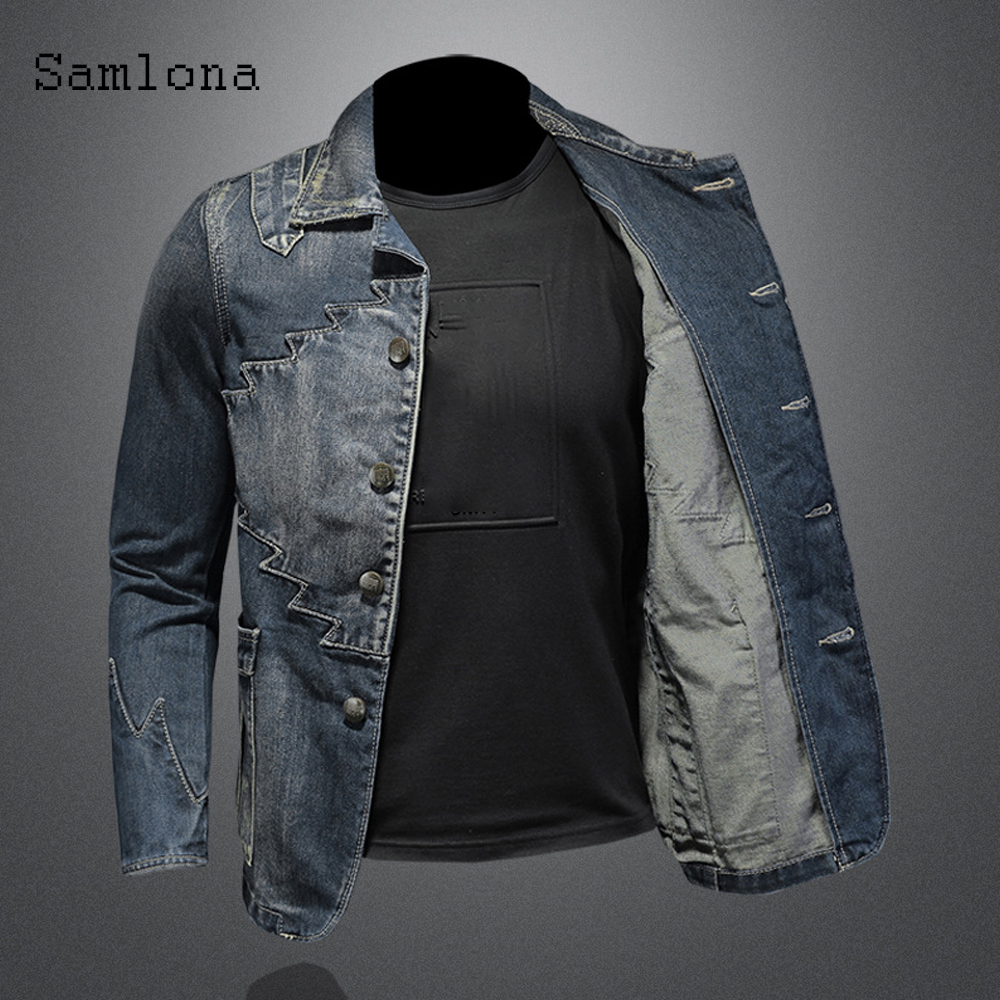 2025 Single Breasted Mens Deni - Men'S Fashion Overalls ulasan dan harga