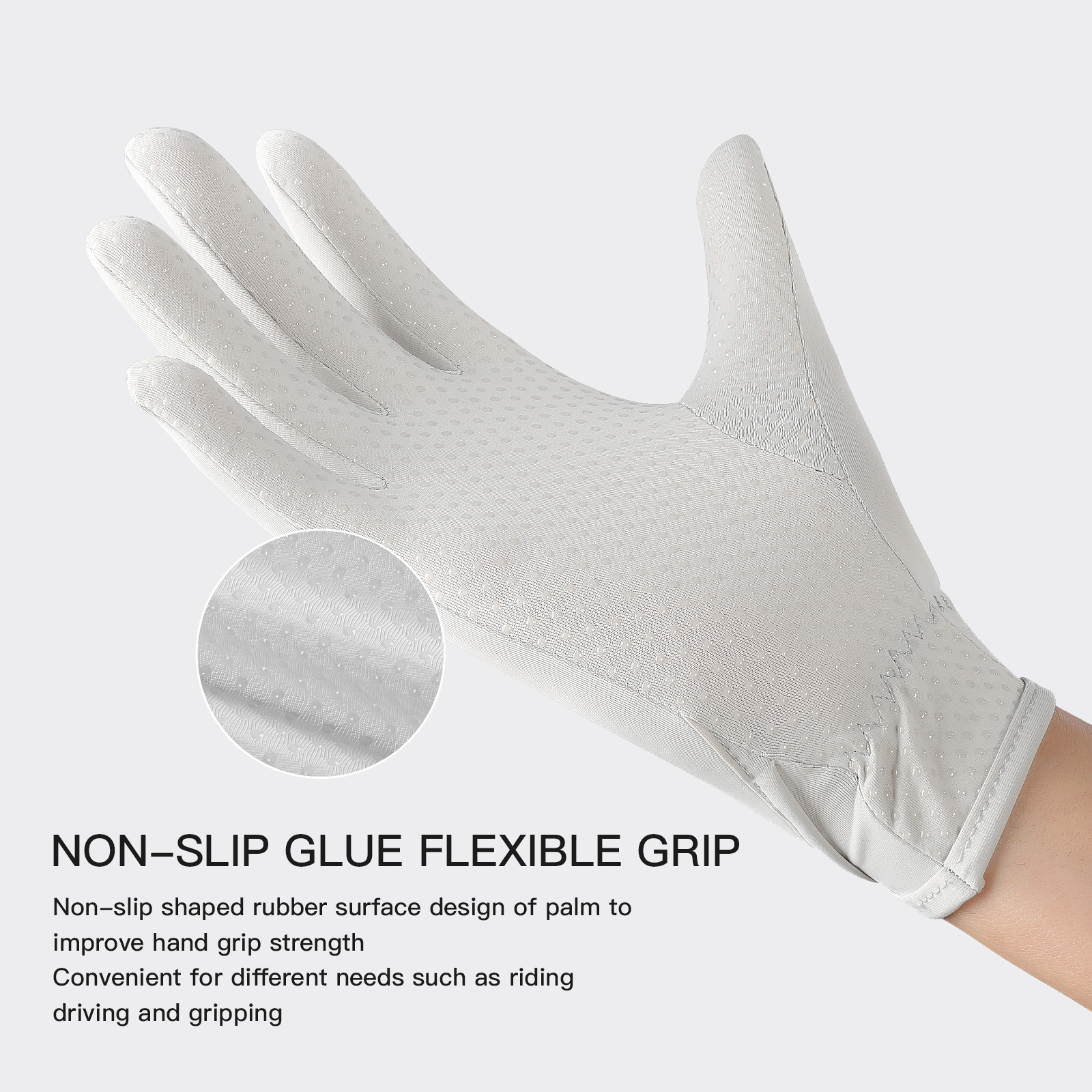 Sunscreen gloves Thin Ice Silk - Men'S Fashion Gloves ulasan dan harga
