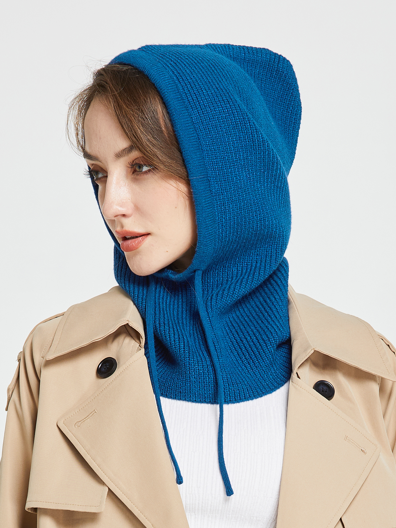 Knitted Wool Balaclava Skullie - Men Scarf Wool ulasan dan harga