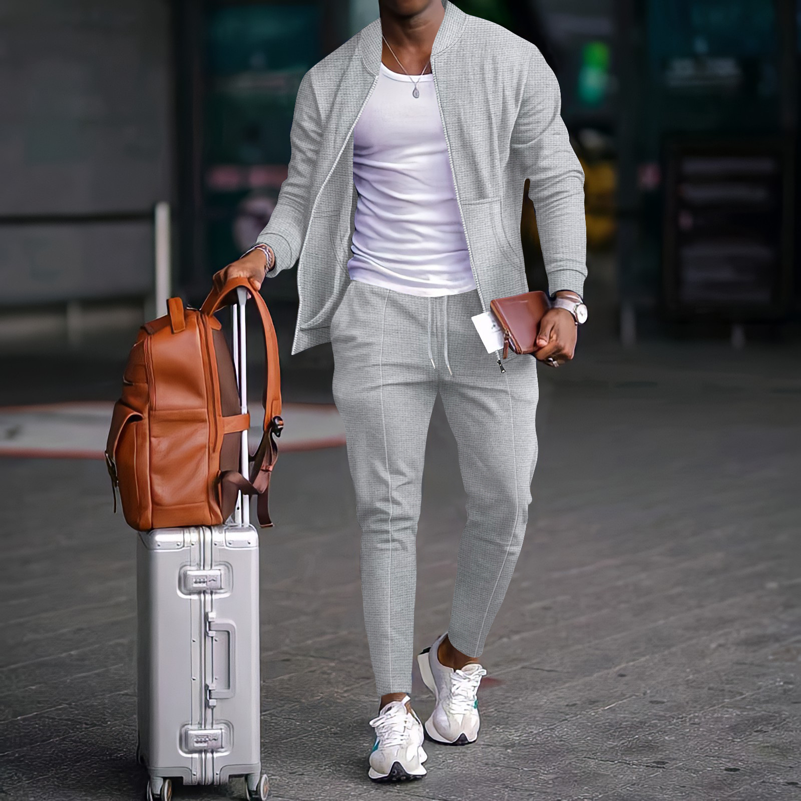 Men's Casual Blazer Set New Fa - Mens Fashion Blazer ulasan dan harga