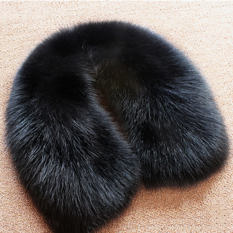 Real wool collar whole fur fox - Men Scarf Wool ulasan dan harga