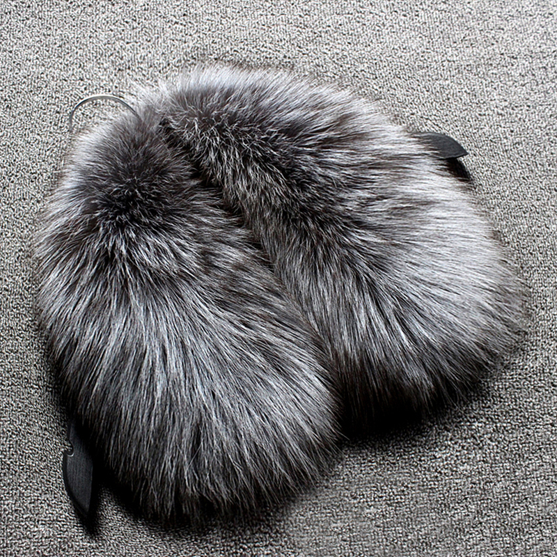 Real wool collar whole fur fox - Men Scarf Wool ulasan dan harga