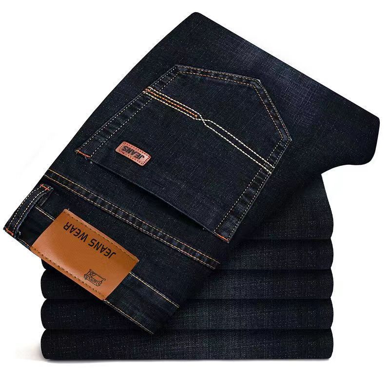 Men Fashion Straight Jeans Men - Men'S Fashion Jeans 2025 ulasan dan harga