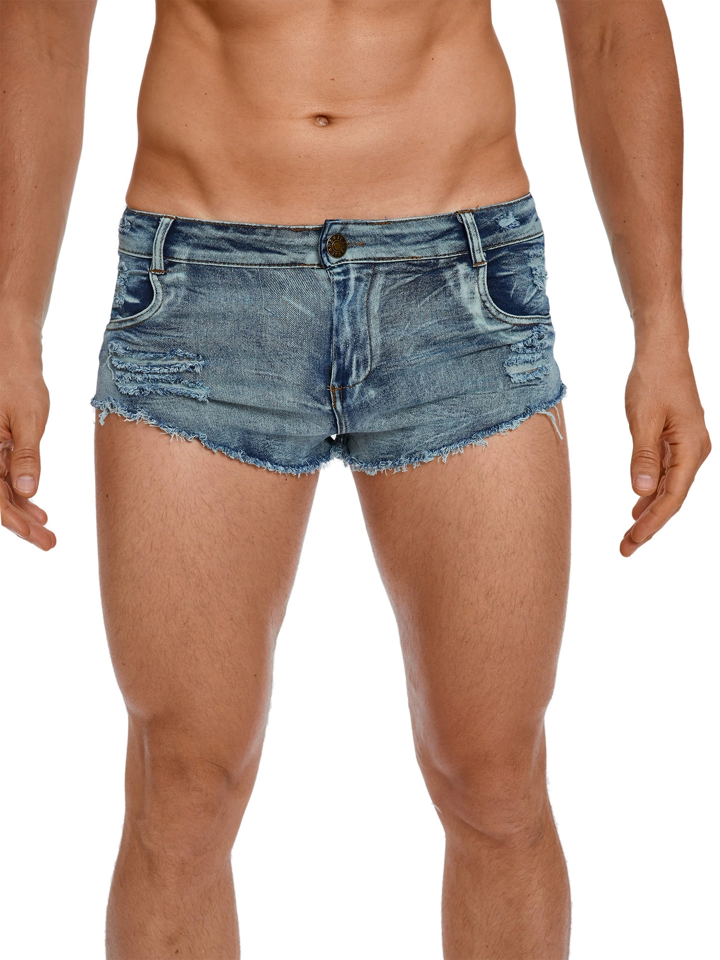Men's Tight Low Waist Jeans Sh - Men'S Fashion Overalls ulasan dan harga
