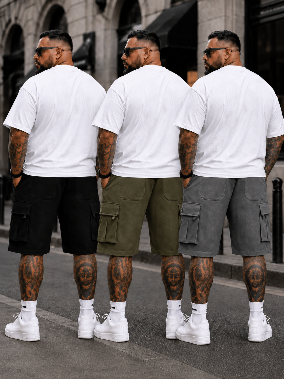 Large Size Men's Casual Solid  - Mens Fashion Workwear ulasan dan harga