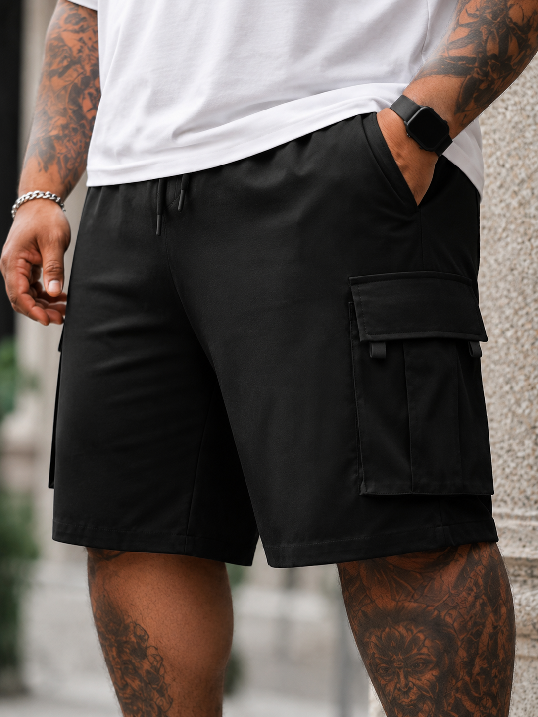 Large Size Men's Casual Solid  - Mens Fashion Workwear ulasan dan harga