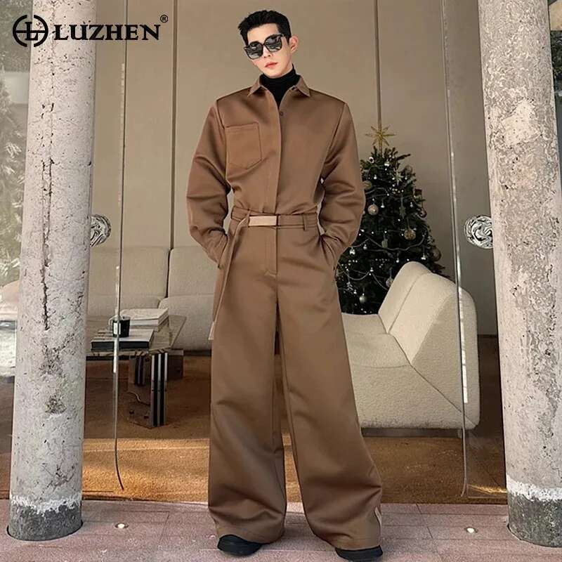 LUZHEN Two-piece Sets Casual J - Men'S Fashion Light Jacket ulasan dan harga