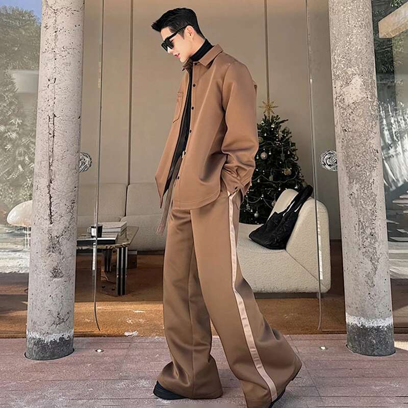 LUZHEN Two-piece Sets Casual J - Men'S Fashion Light Jacket ulasan dan harga