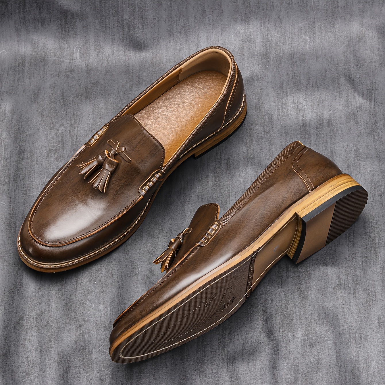 Men Summer Shoes Breathable Fa - Suede Loafers Men ulasan dan harga