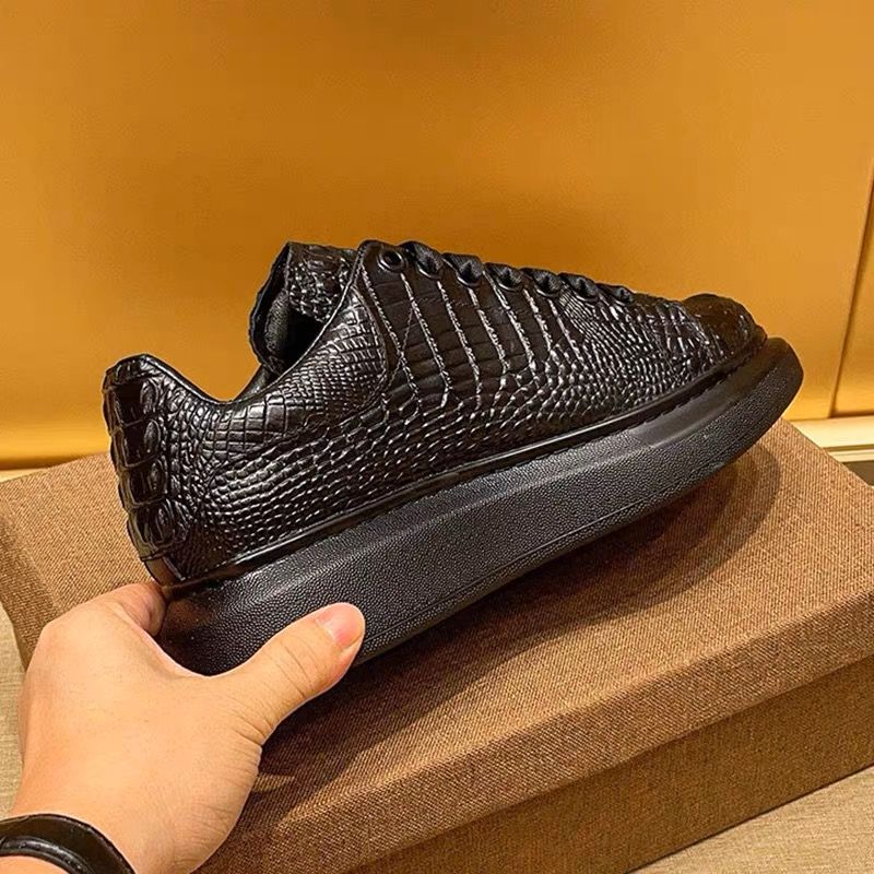 2025 summer crocodile print bl - Suede Loafers Men ulasan dan harga