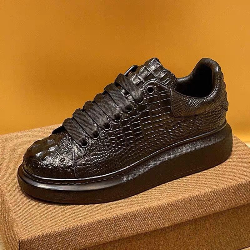 2025 summer crocodile print bl - Suede Loafers Men ulasan dan harga