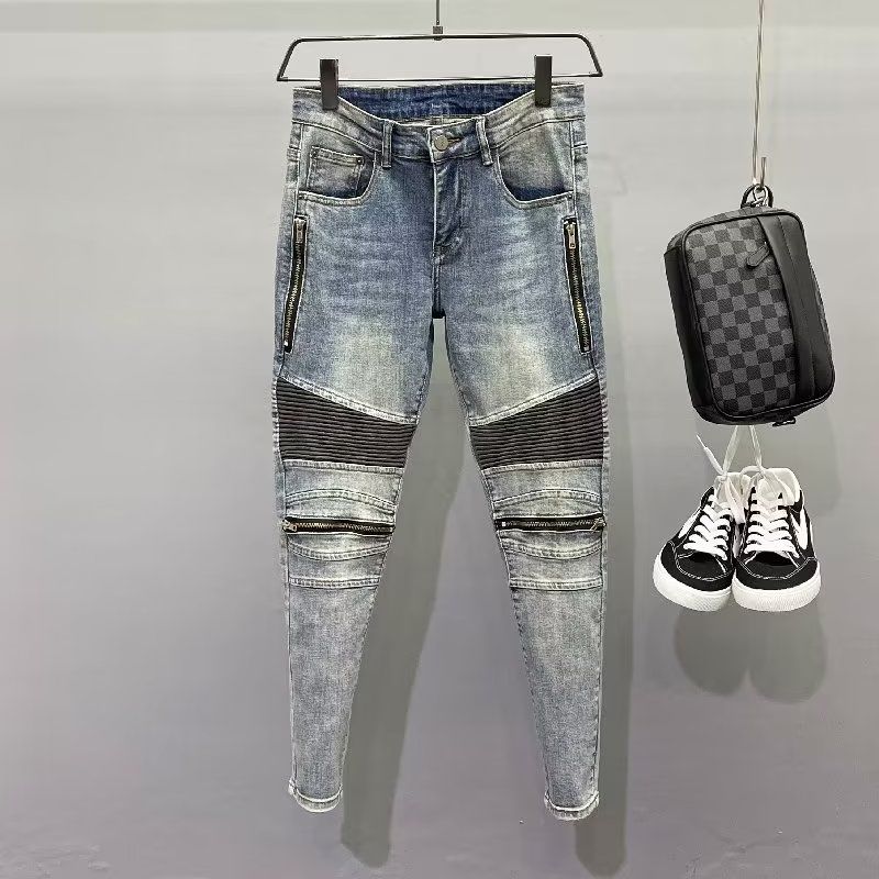 New 2025 High Quality Vintage  - Men'S Fashion Jeans 2025 ulasan dan harga