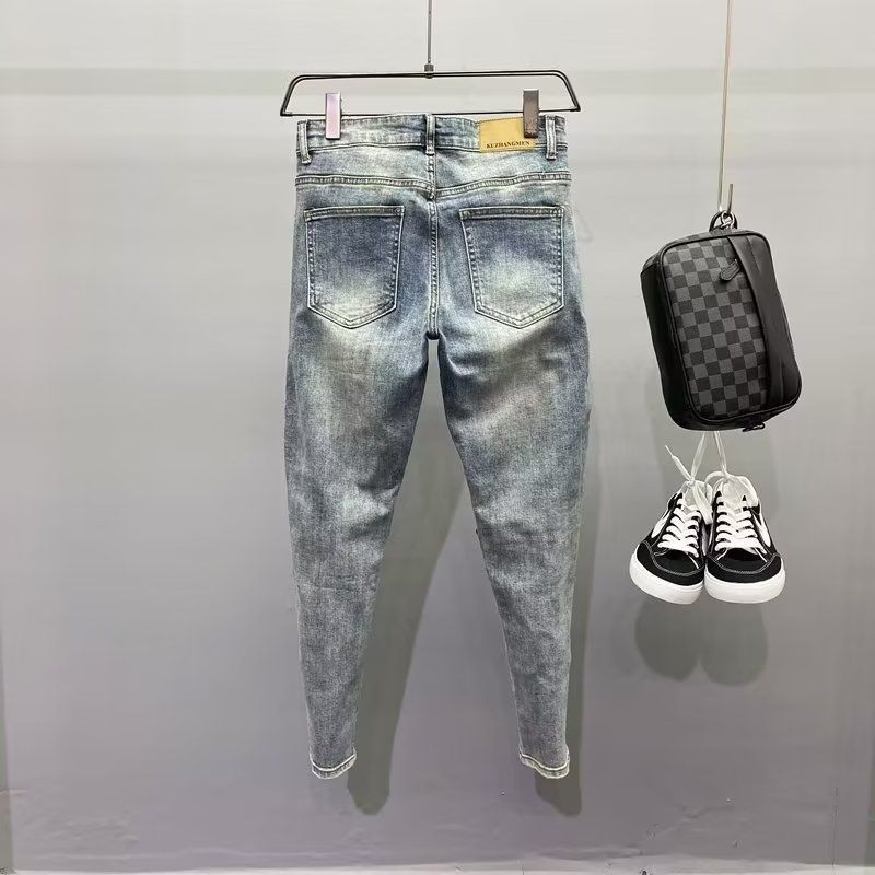 New 2025 High Quality Vintage  - Men'S Fashion Jeans 2025 ulasan dan harga