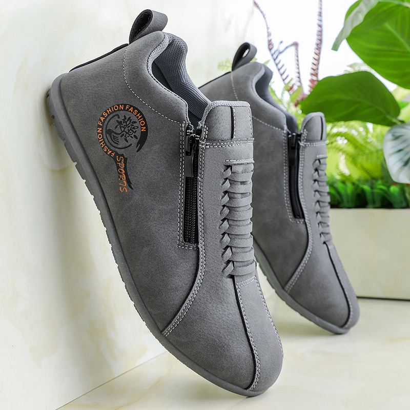 Suede Embroidery Casual Men's  - Suede Loafers Men ulasan dan harga