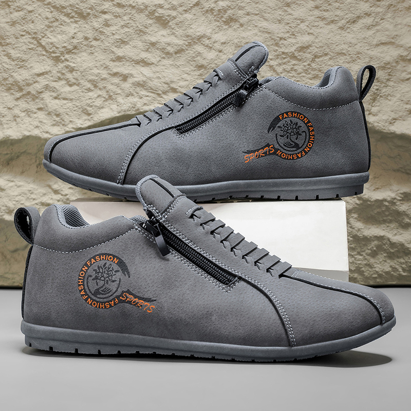 Suede Embroidery Casual Men's  - Suede Loafers Men ulasan dan harga