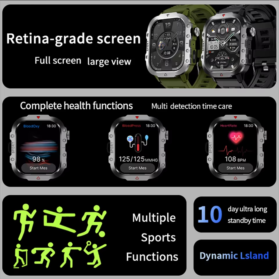 2026 New Smart Watch Men Bluet - Men'S Fashion Week 2026 ulasan dan harga