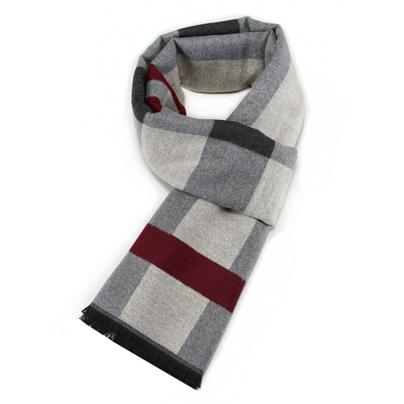 RUNMEIFA 2022 Classic Autumn & - Men Scarf Wool ulasan dan harga