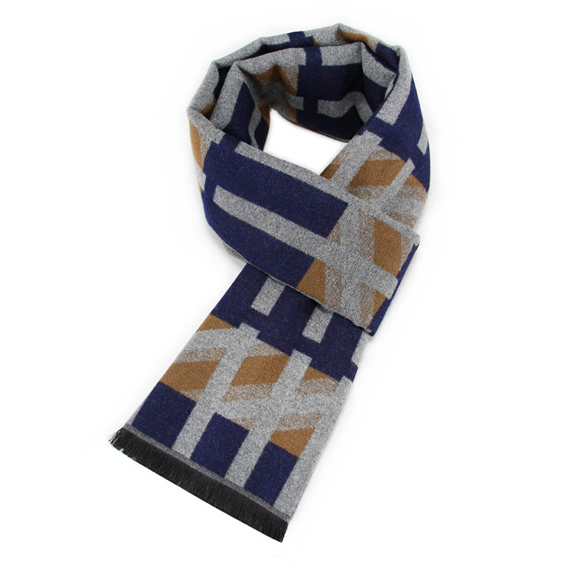 RUNMEIFA 2022 Classic Autumn & - Men Scarf Wool ulasan dan harga